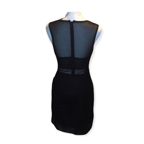 EXPRESS Mesh Cutout Little Black Dress NWT - Picture 3 of 9